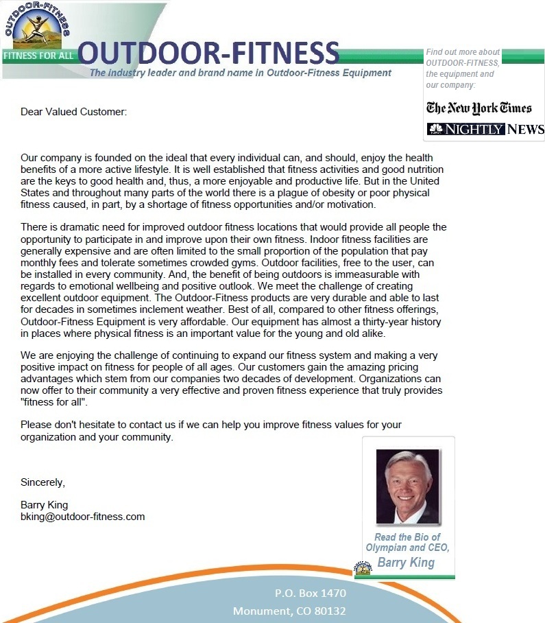 Outdoor Fitness Equipment - 1-800-683-5132 - Great Outdoor Gym.