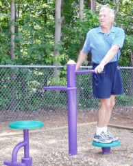 Two Sided Rotator at Outdoor Fitness